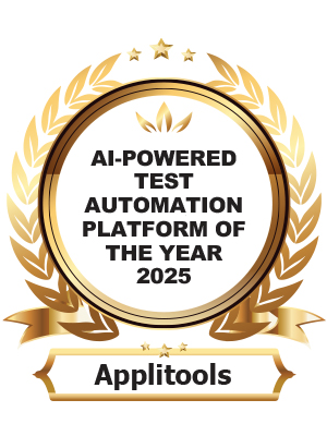 AI-Powered Test Automation Platform Of The Year - 2025