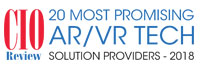 Top 20 AR/VR Tech Solution Companies - 2018 