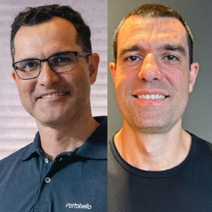 Luciano Abrantes, CEO of Portobello; and Daniel Rampazzo, Interim CTO, Portobello Grupo
